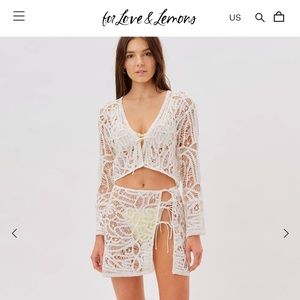 FOR LOVE AND LEMONS COVER UP. Size S. Perfect condition.